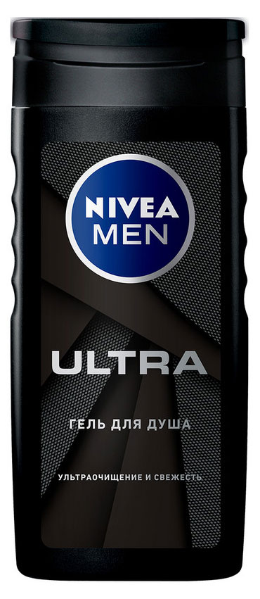 Гель для душа мужской NIVEA MEN Ultra с натуральной глиной, 250 мл