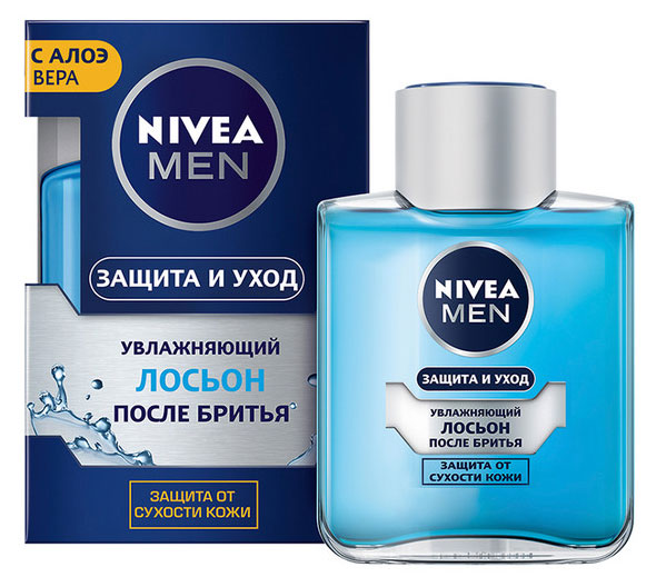 Лосьон после бритья NIVEA MEN Защита и уход с алоэ вера, 100 мл