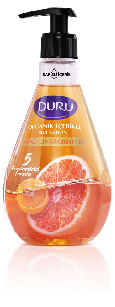 Мыло жидкое Duru Organic Ingredients Мандарин & Грейпфрут, 500 мл