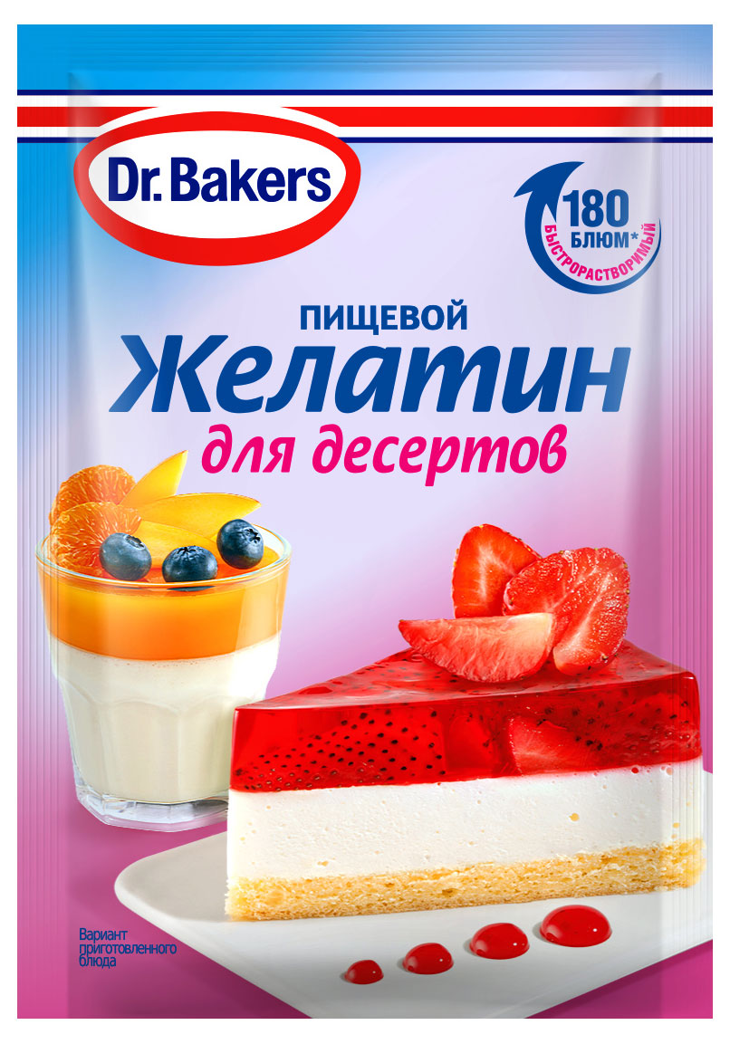 Желатин Dr. Bakers для десертов, 10 г