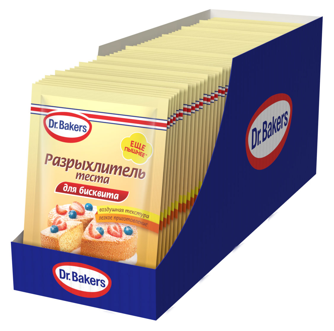 Купить Разрыхлитель теста Dr.Bakers для бисквита, 25 г (836474) в  интернет-магазине АШАН в Москве и России