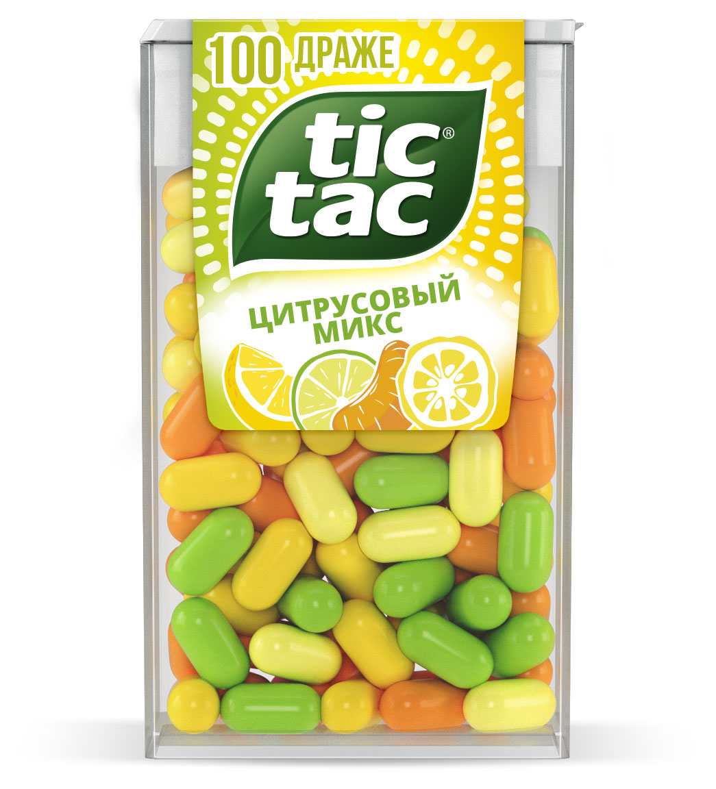 Tic Tac | Драже Tic Tac Цитрус, 49 г