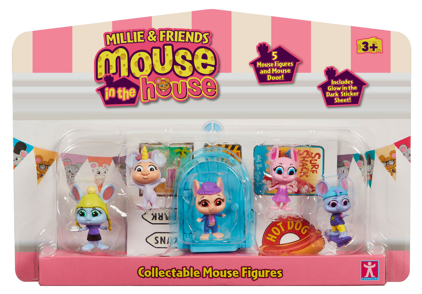 Набор игровой Mouse in the House Милли и мышки 5в1