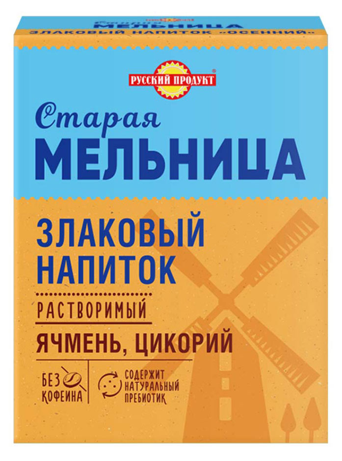 Напиток злаковый ячменный «Русский Продукт» с цикорием, 100 г