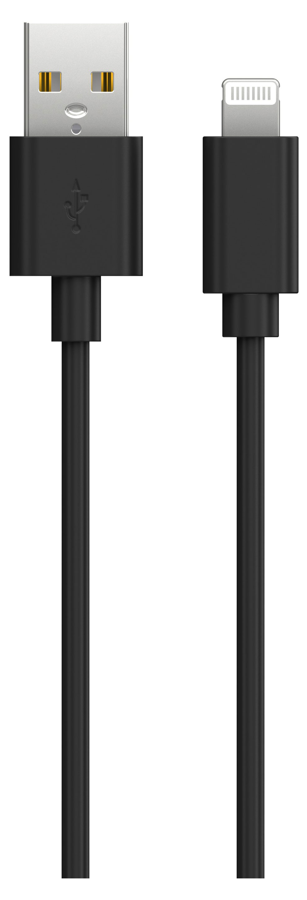 Кабель Qilive USB-8 PIN MFI 2.4A черный, 1,2 м