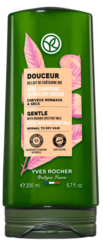 Кондиционер для волос Yves Rocher Нежность с молочком каштана, 200 мл
