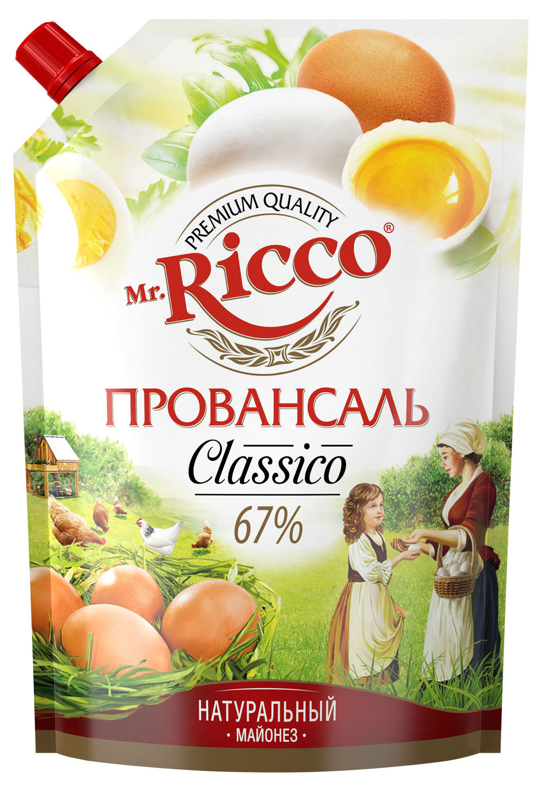 Mr. Ricco | Майонез Mr. Ricco Classico Провансаль 67%, 800 мл