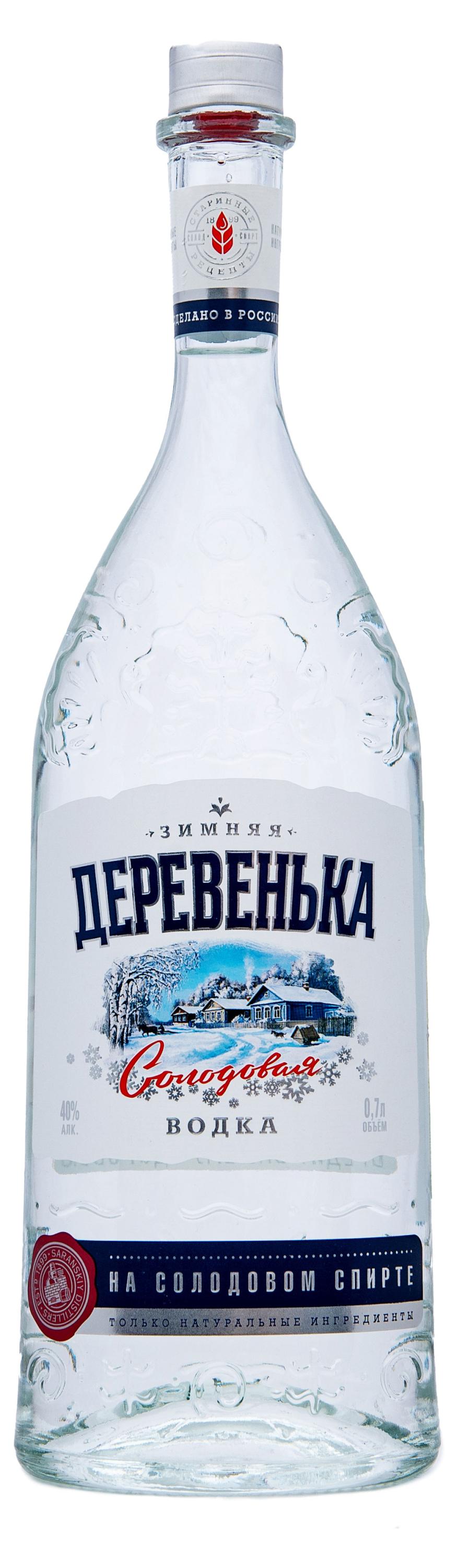 Водка «Зимняя деревенька» Россия, 0,7 л