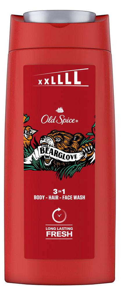 Гель для душа и шампунь Old Spice Bearglove, 675 мл