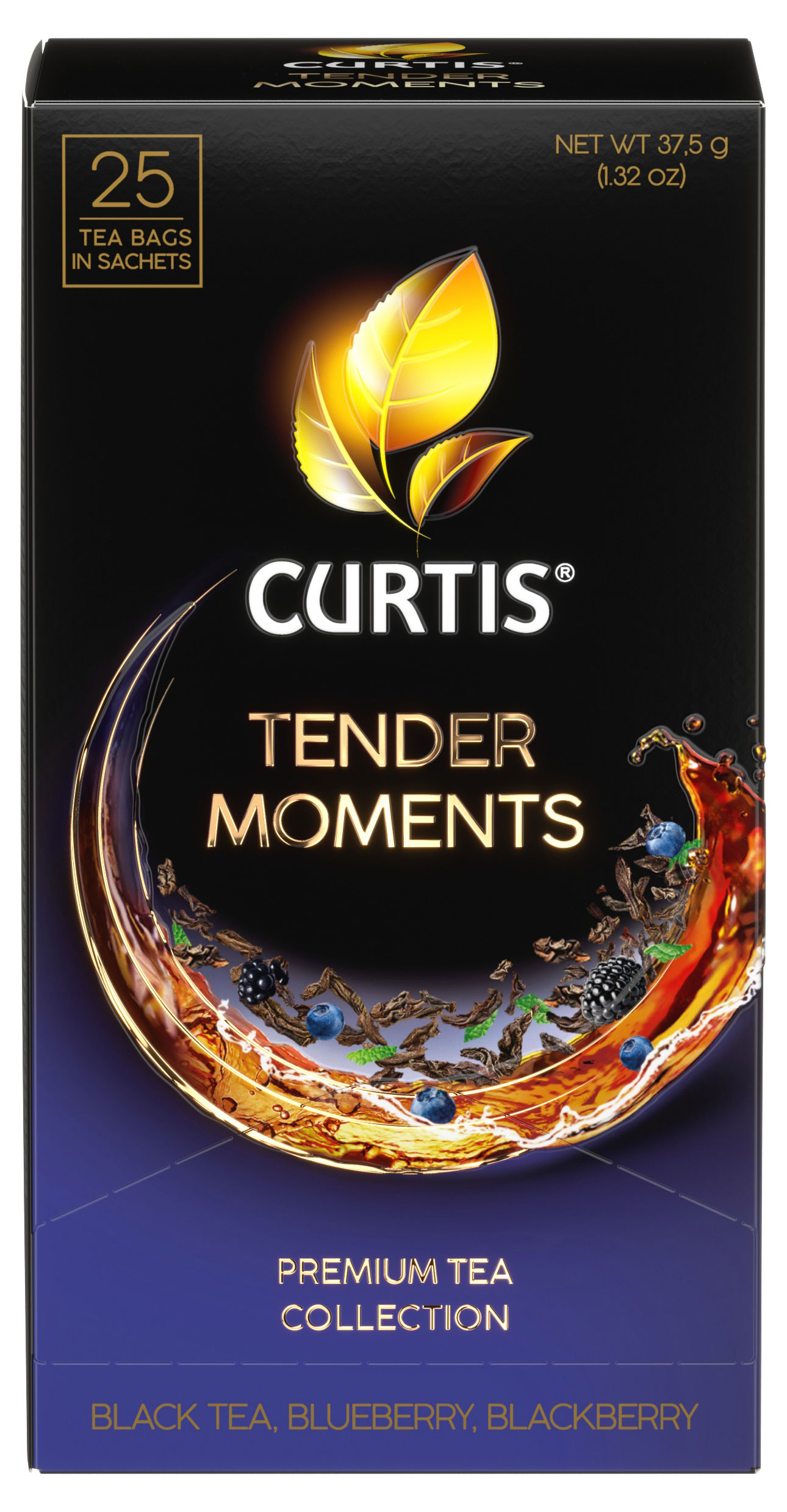 Чай черный CURTIS Tender Moments, 25х2 г