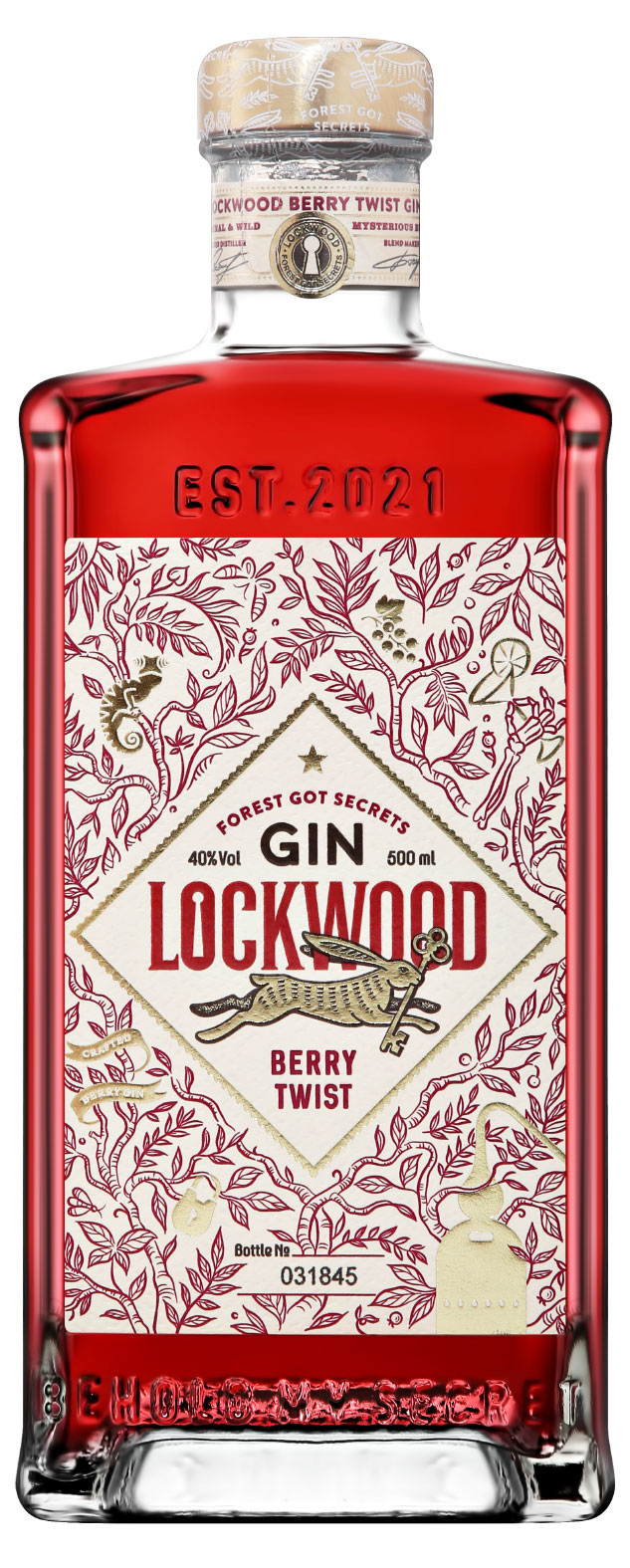 Джин Gin Lockwood Berry Twist Россия, 0,5 л