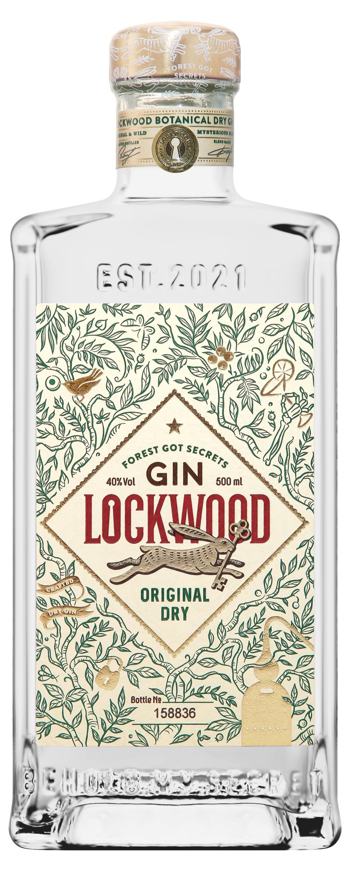 Джин Gin Lockwood Original Dry Россия, 0,5 л