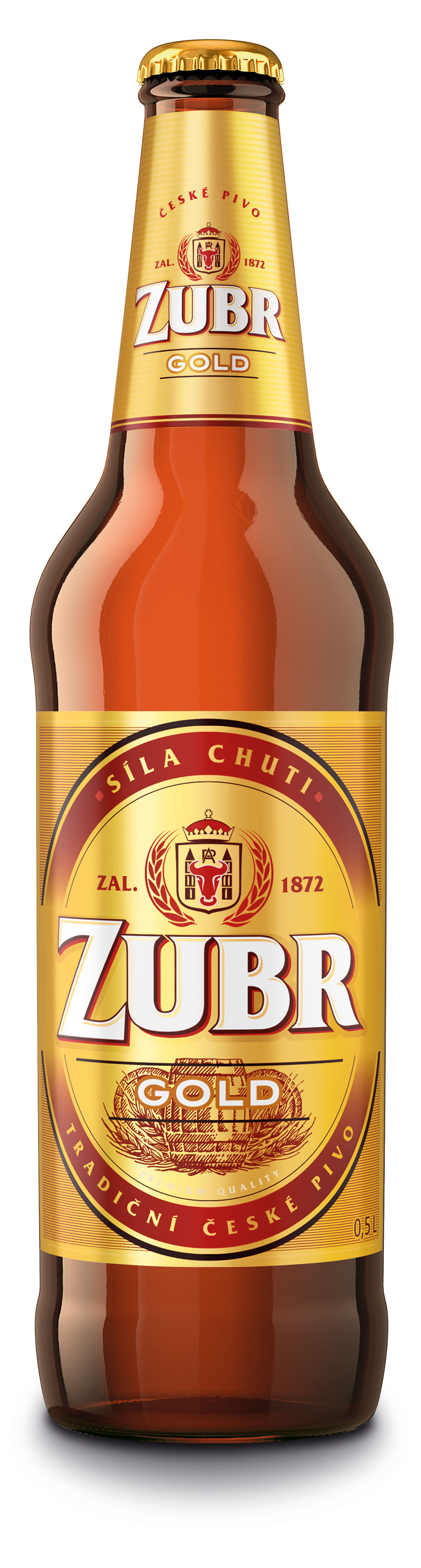 Пиво Zubr Gold 4,6% Чехия, 0,5 л