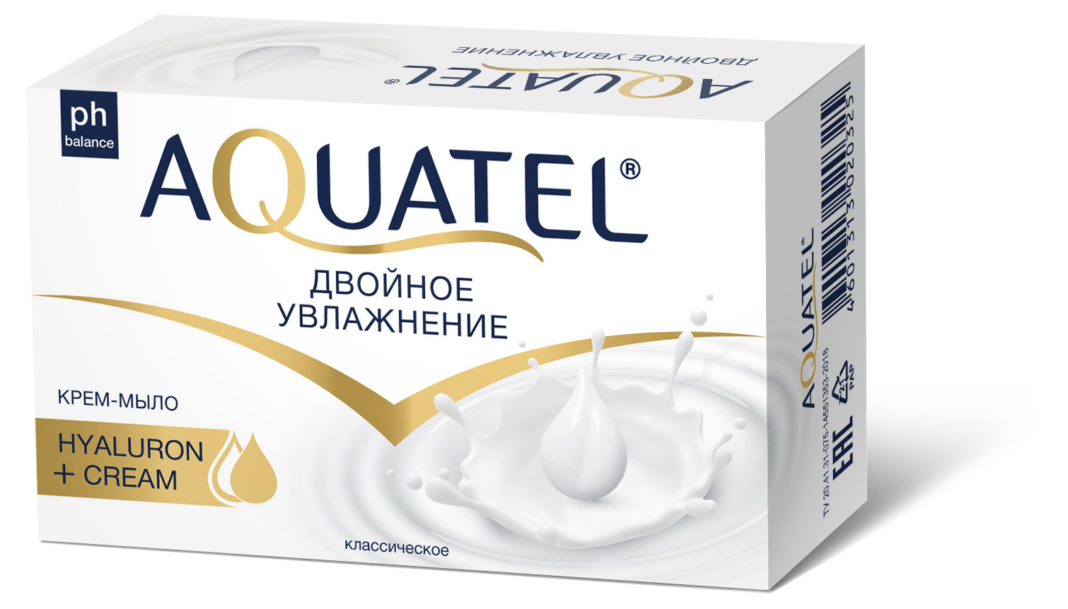 Aquatel | Крем-мыло туалетное Aquatel Классическое, 90 г