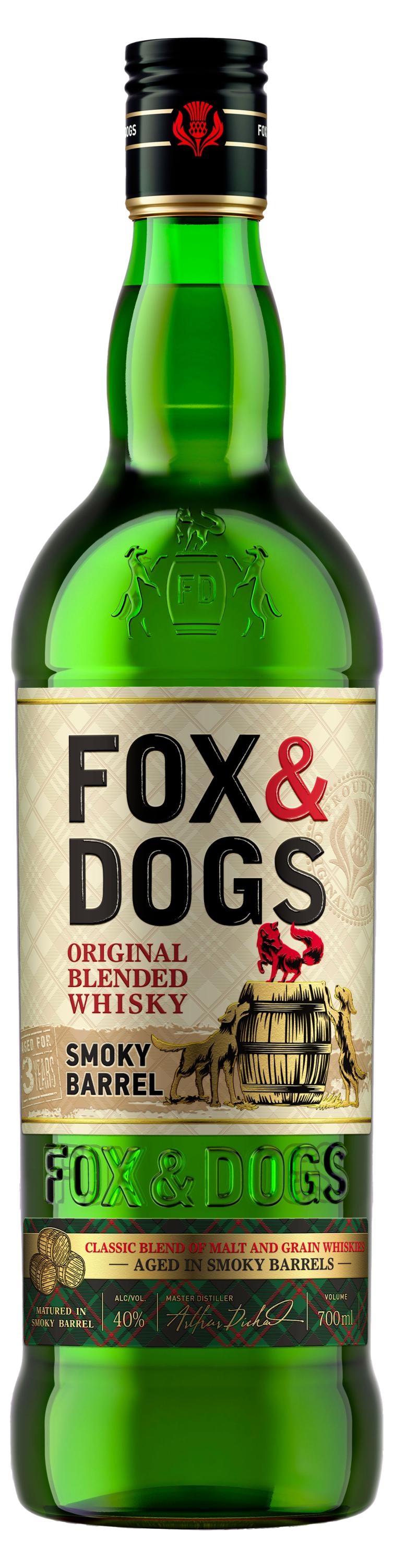 Fox&Dogs | Виски Fox&Dogs Smoky Barrel Россия, 0,7 л