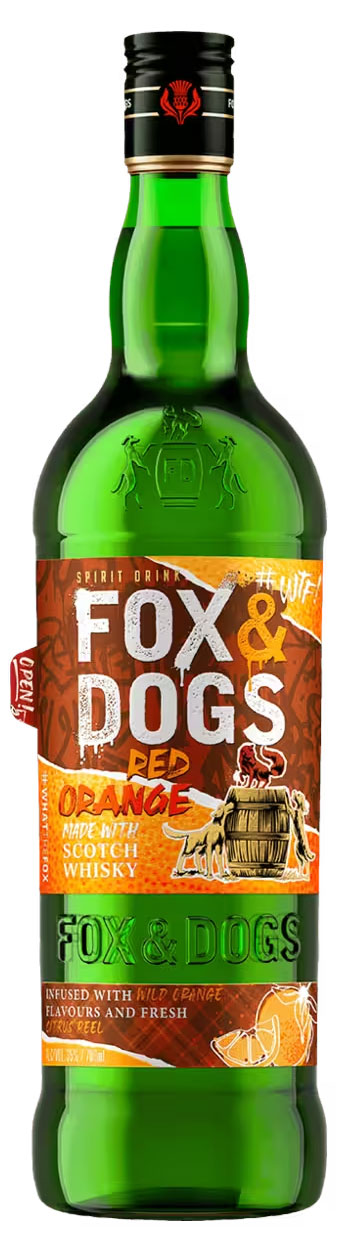 Виски Fox&Dogs Red Orange Россия, 0,7 л