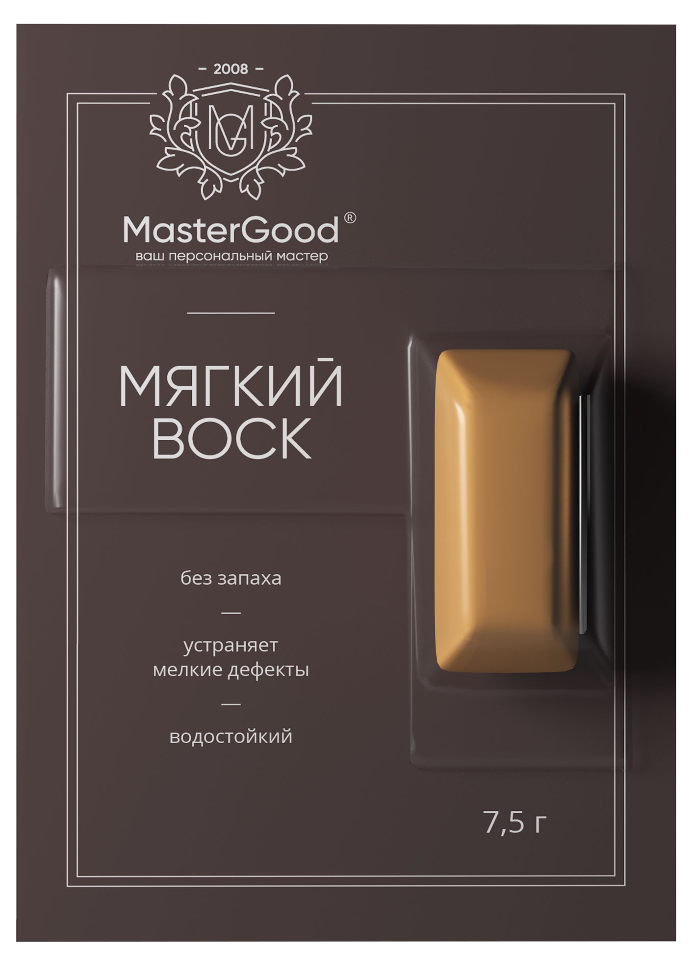 Master Good | Мягкий воск Master Good для реставрации деревянных ламинированных пластиковых поверхностей Натуральный дуб