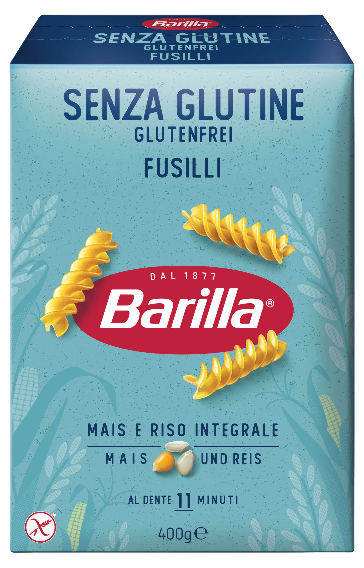 Макаронные изделия Barilla Fusilli без глютена, 400 г