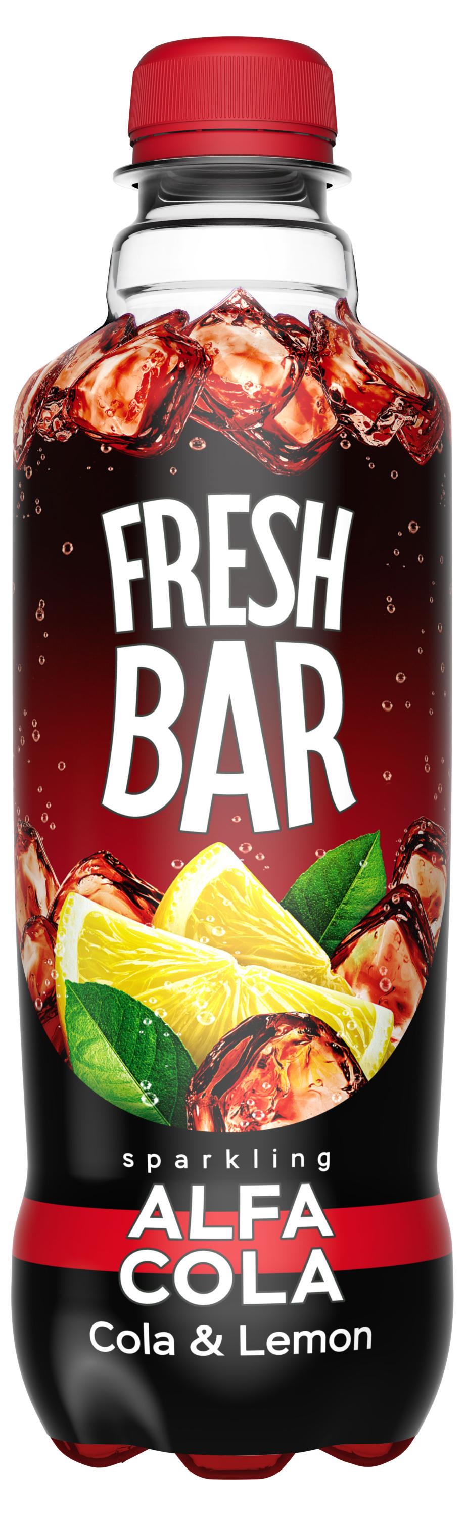 Напиток сильногазированный Fresh Bar Alfa Cola, 500 мл