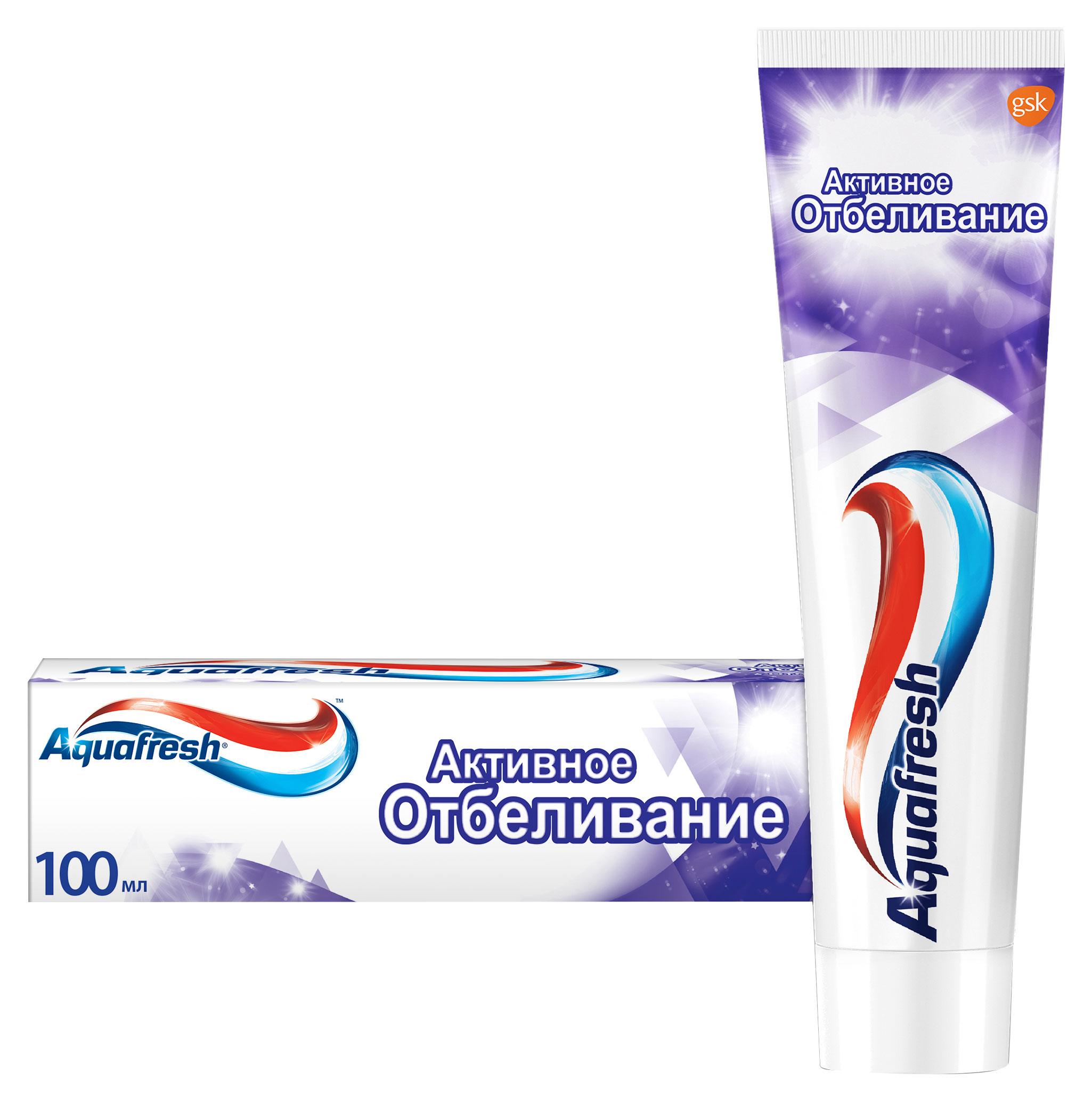 Зубная паста Aquafresh Активное отбеливание, 100 мл