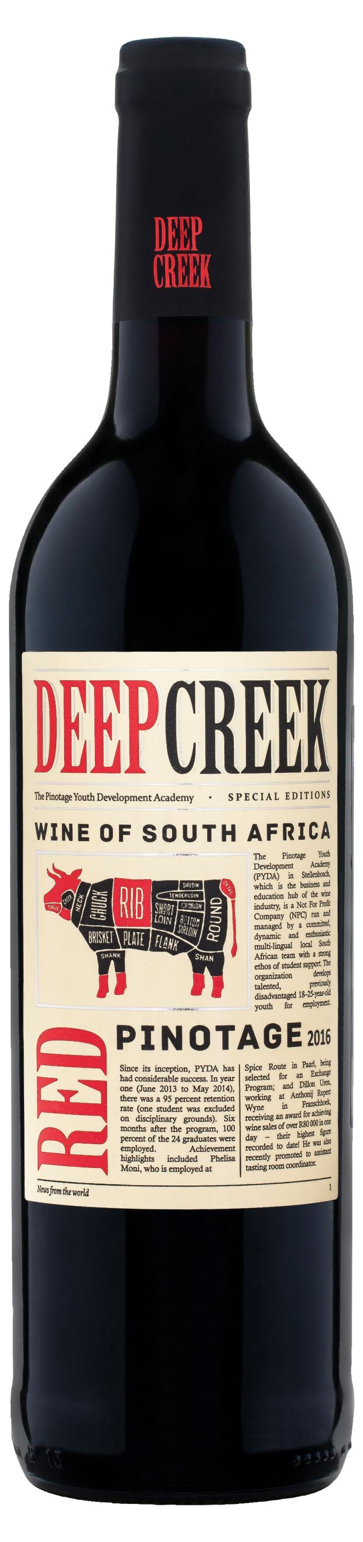 Deep Creek | Вино Deep Creek Pinotage красное сухое ЮАР, 0,75 л