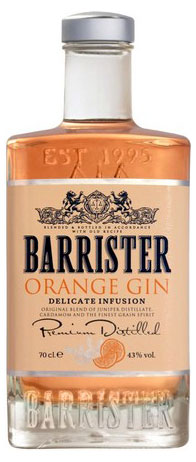 Джин Barrister Orange Gin Россия, 0,7 л