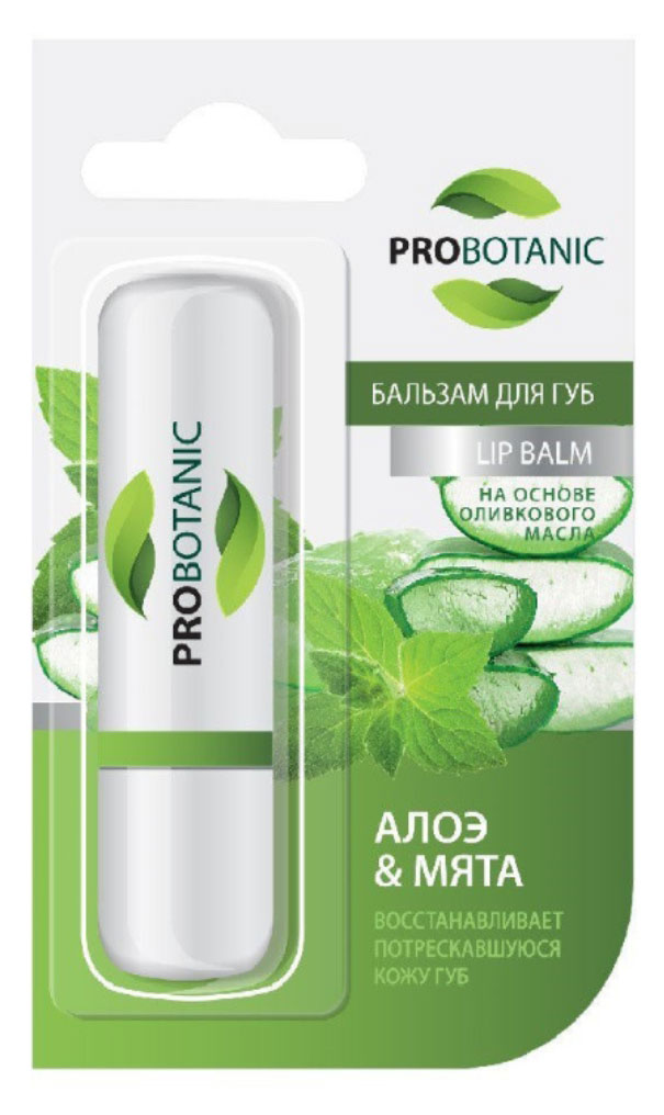 Probotanic | Бальзам для губ Probotanic Мята и алоэ, 4 г