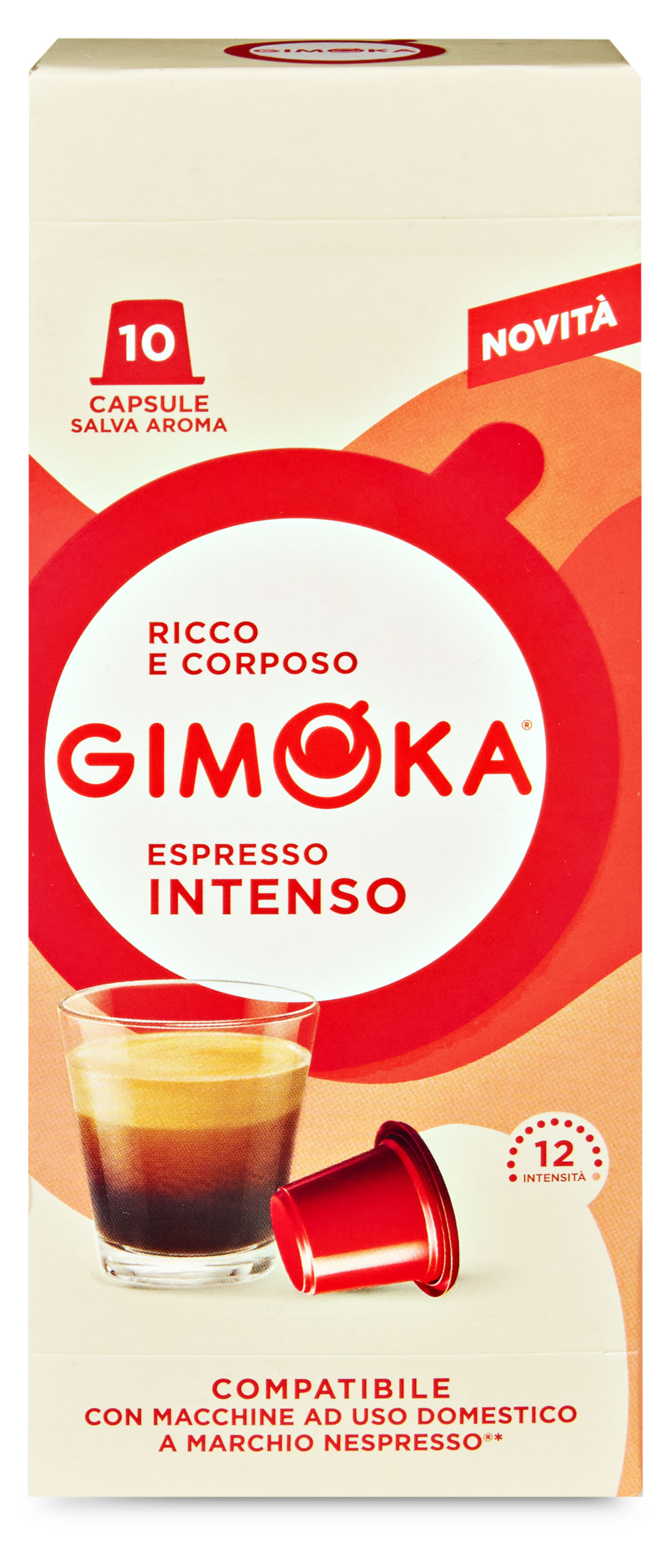 Gimoka | Кофе в  капсулы Gimoka Intenso Nespresso System, 10 шт