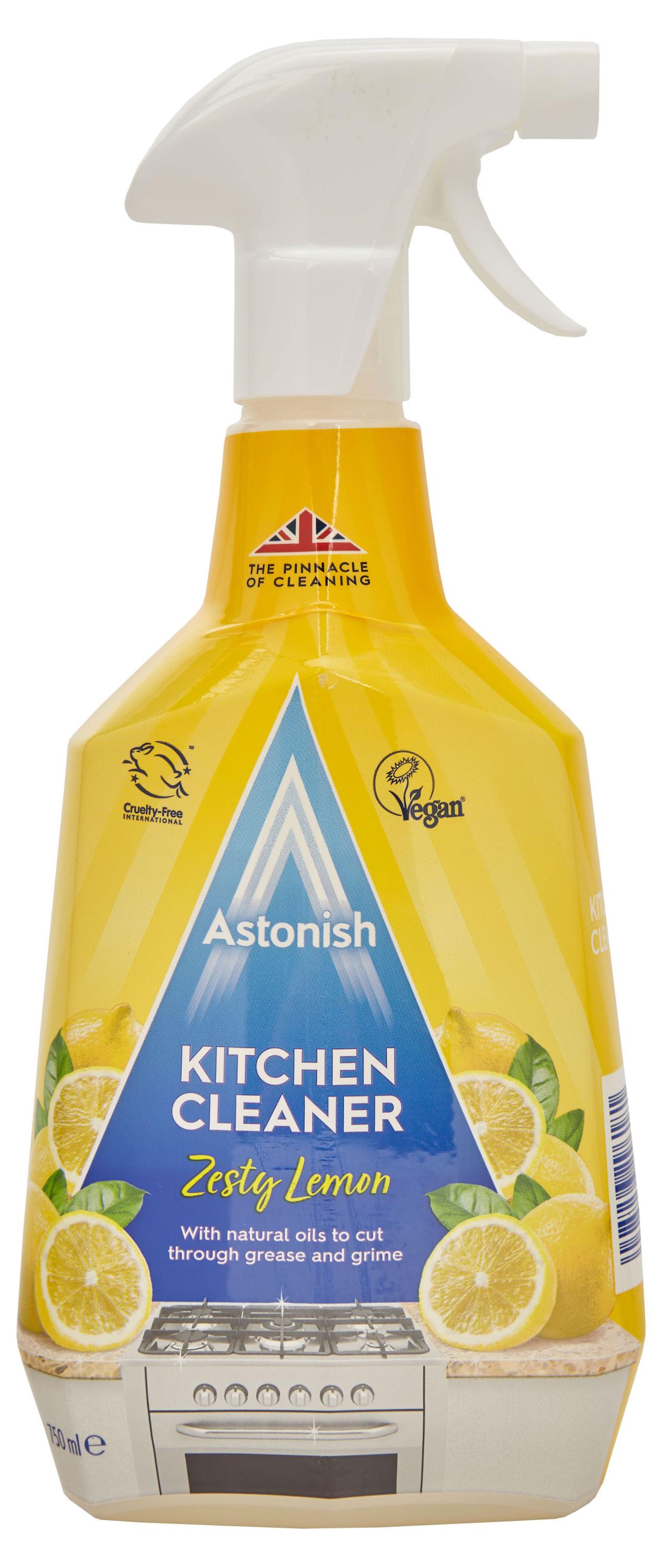 Astonish | Спрей-очиститель для кухни Astonish Универсальный с ароматом лимона, 750 мл