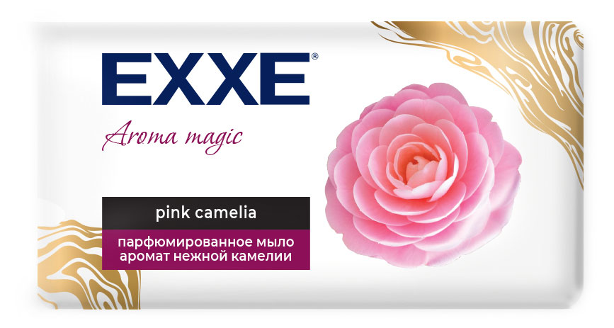 Мыло кусковое Exxe Aroma magic Парфюмированное нежная камелия, 140 г