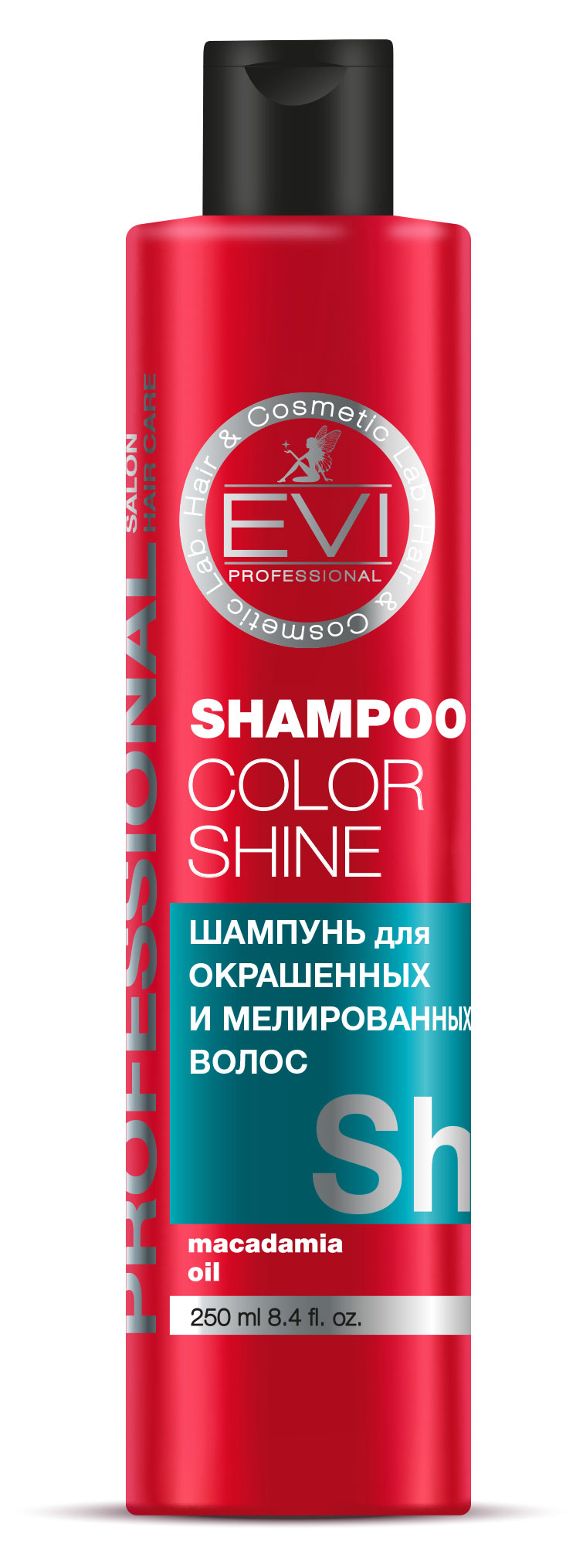 Шампунь для окрашенных и мелированных волос EVI professional Интенсивный уход, 250 мл