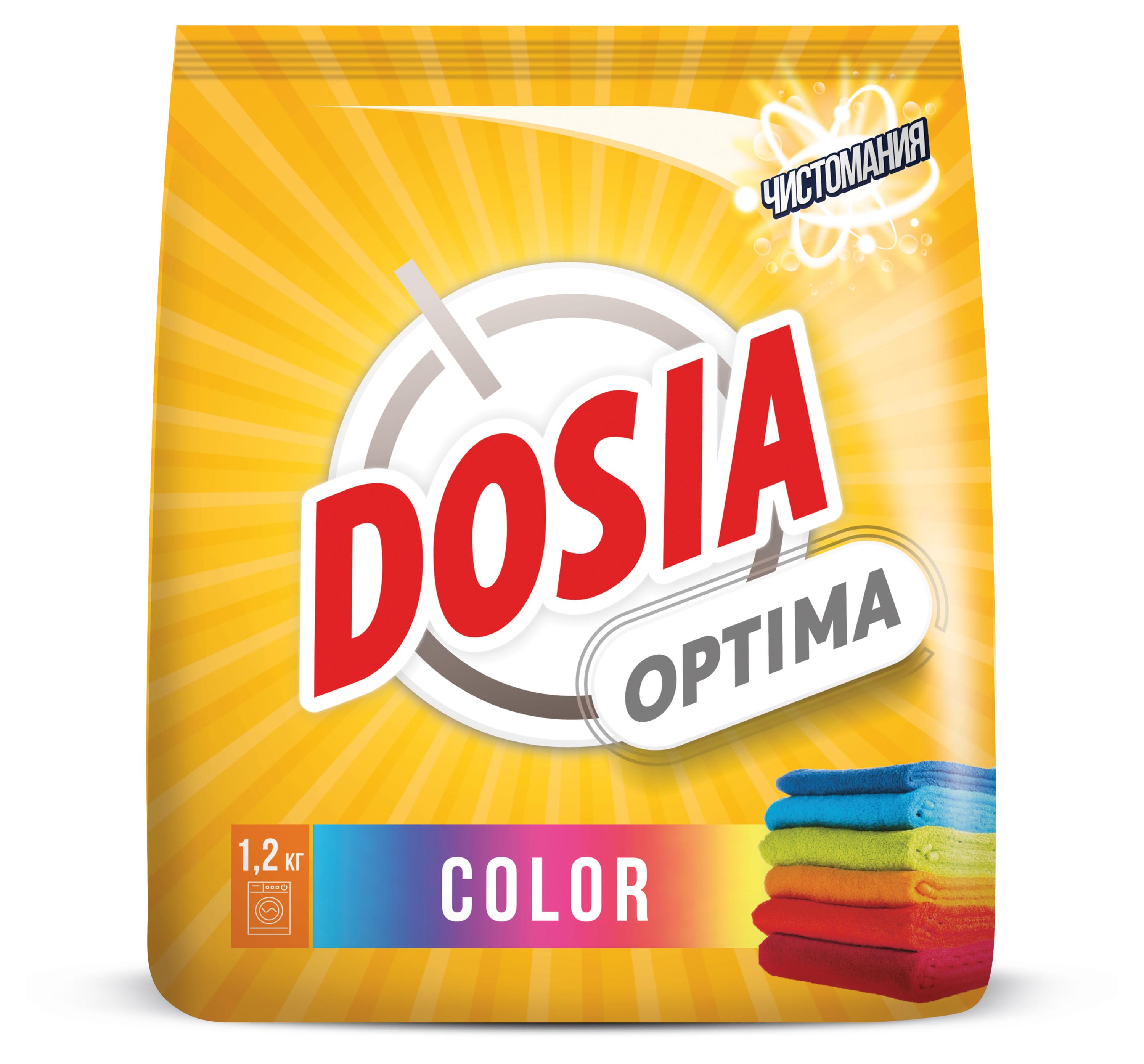 Порошок для стирки Dosia Optima Color, 1,2 кг