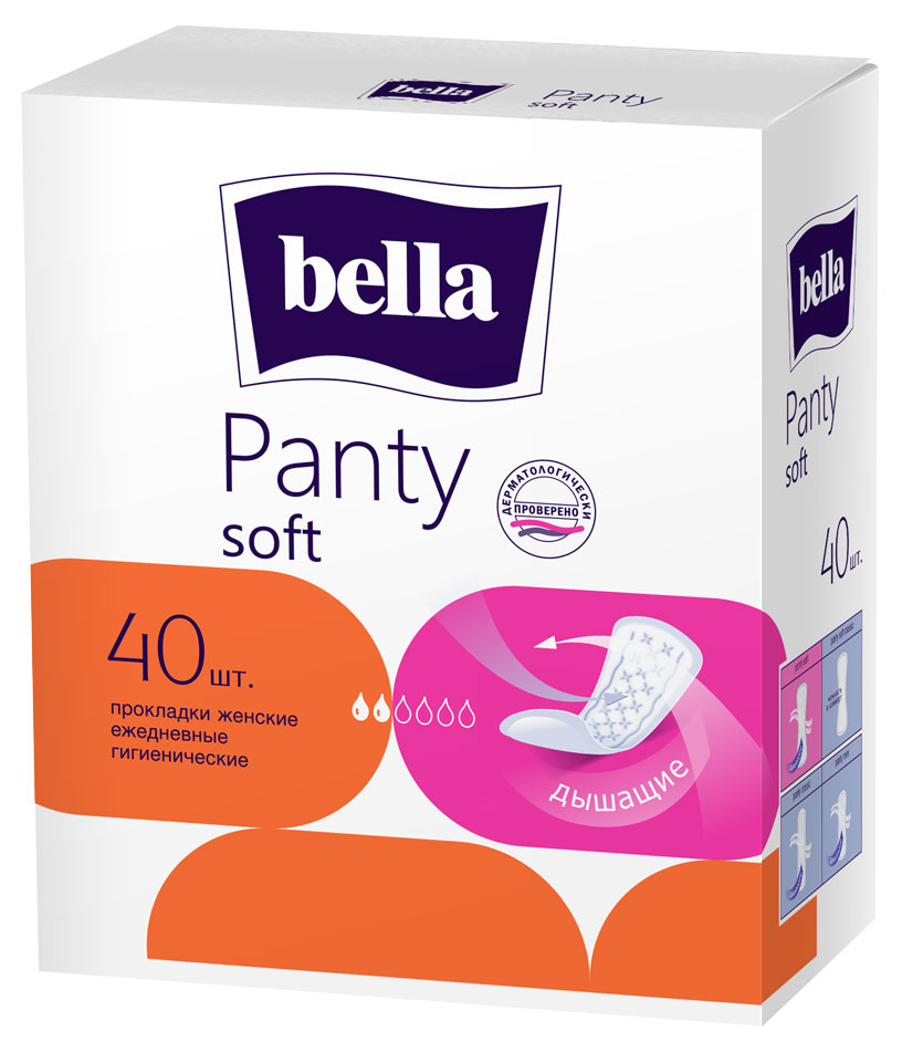 Прокладки ежедневные Bella Panty Soft, 40 шт