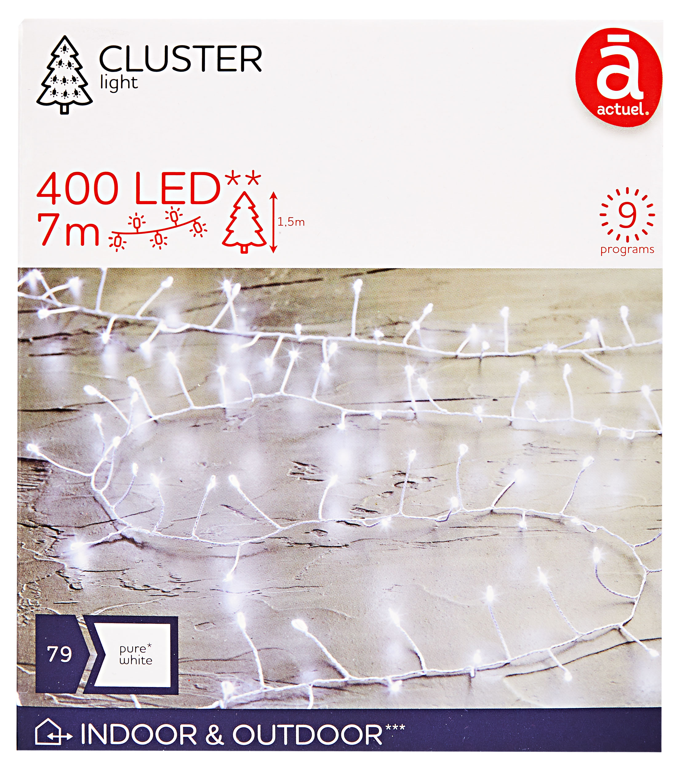 

Электрогирлянда Actuel 400 LED, 7 м