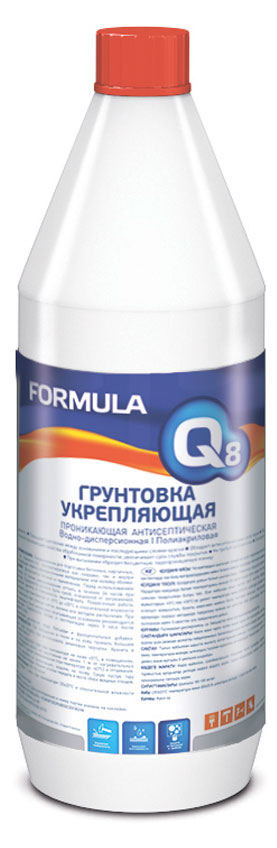 Грунтовка укрепляющая Formula Q8, 1 л