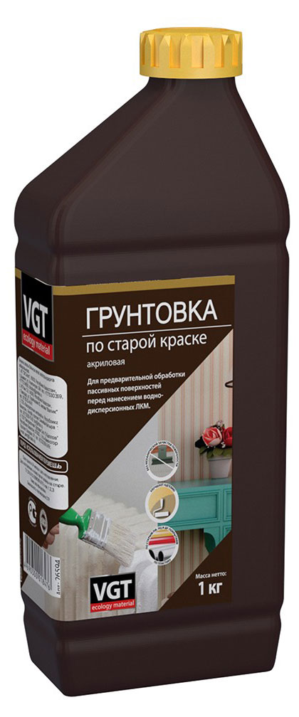 Грунтовка по старой краске VGT ВД-АК-0301, 1 кг