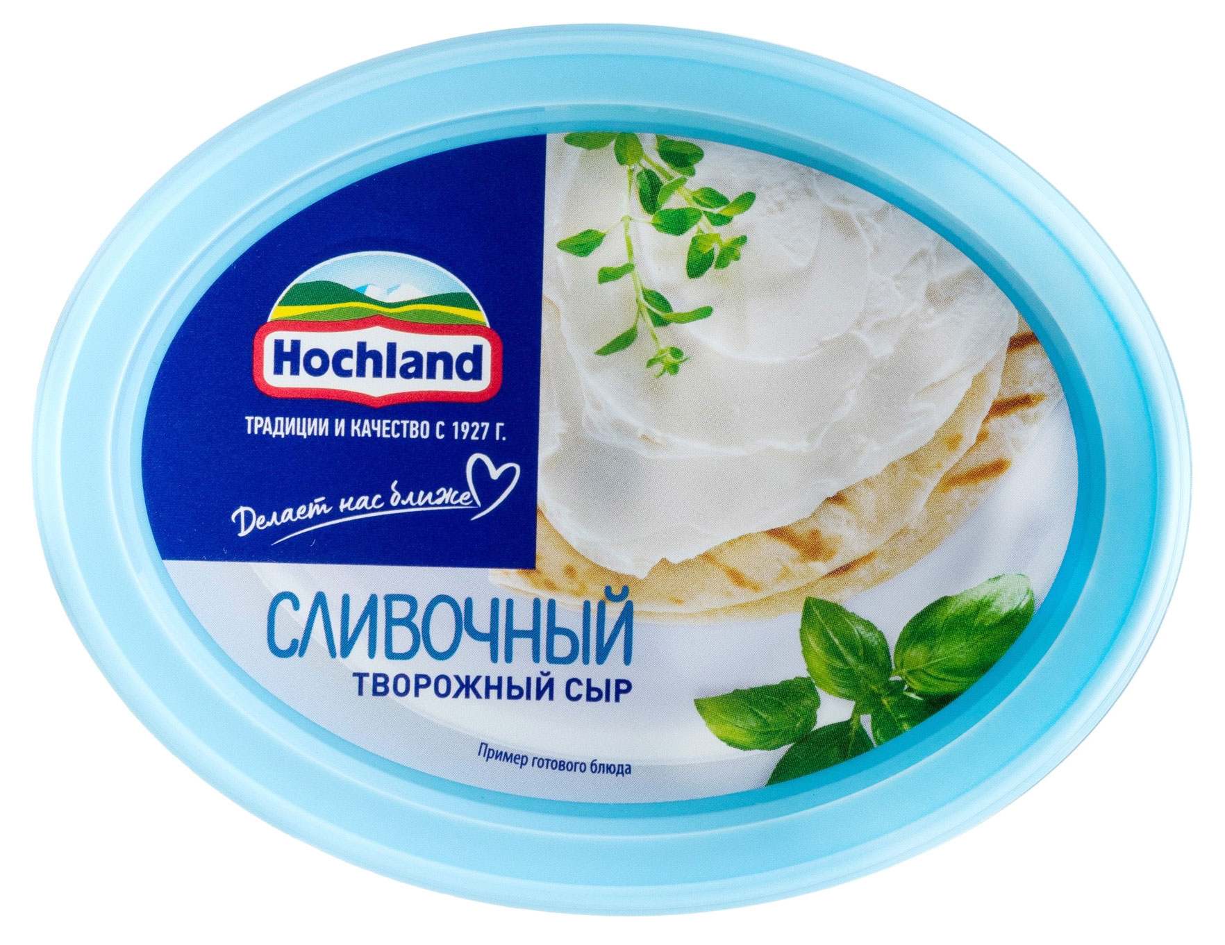 Сыр творожный сливочный Hochland 60% БЗМЖ, 140 г