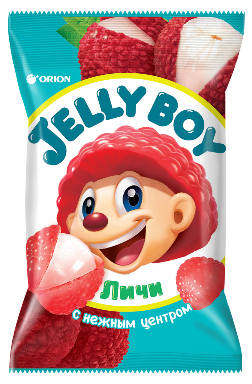 Мармелад жевательный Orion со вкусом личи Jelly Boy, 66 г