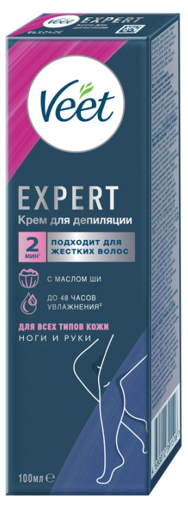 Крем для депиляции Veet Expert, 100 мл