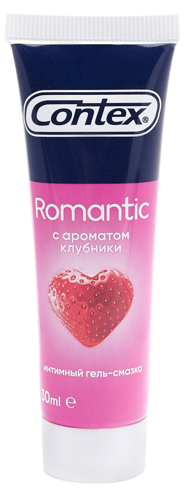 Гель-смазка Contex Romantic с ароматом клубники, 30 мл