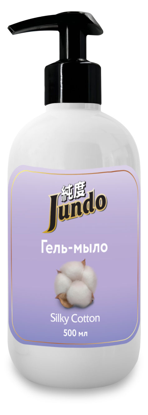 Гель-мыло для рук Jundo Silky Cotton, 500 мл