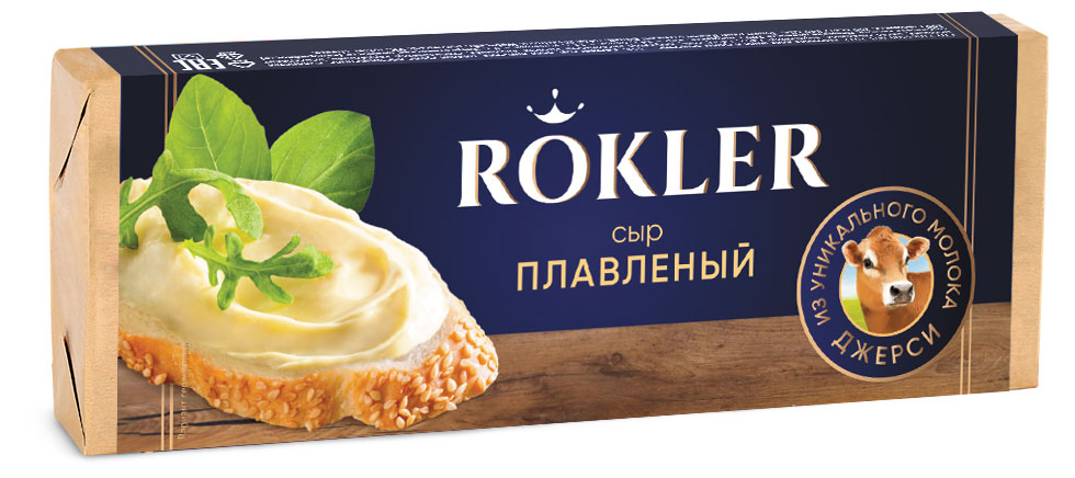 Rokler | Сыр плавленый Rokler сливочный БЗМЖ, 80 г