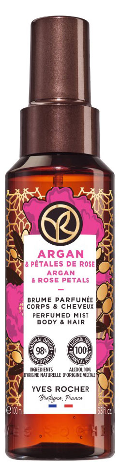 Спрей парфюмированный для тела Yves Rocher Органия и роза, 100 мл
