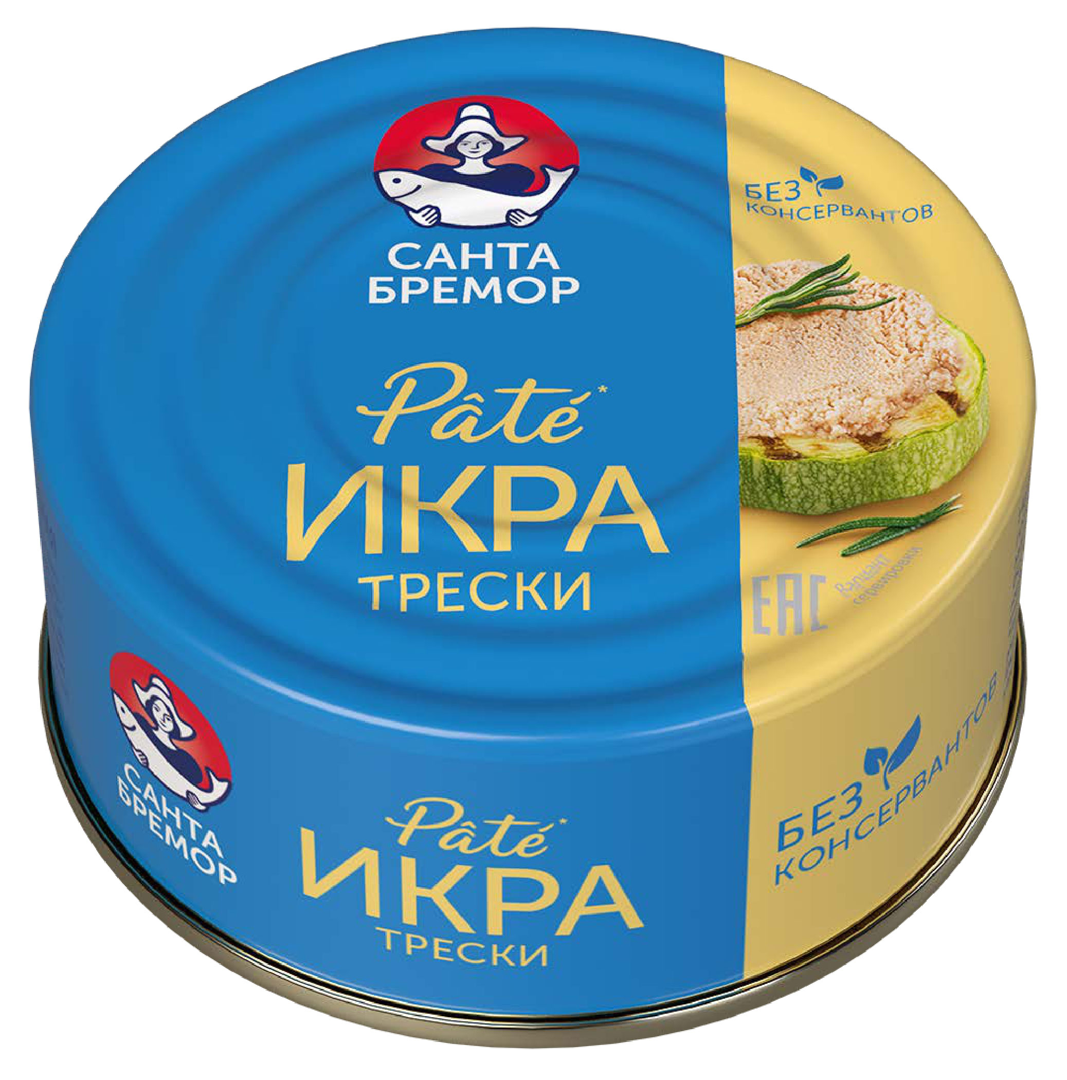 Икра трески «Санта Бремор» Pate, 90 г