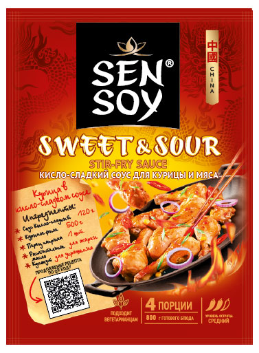 Sen Soy | Соус кисло-сладкий Sen Soy Sweet & Sour, 120 г