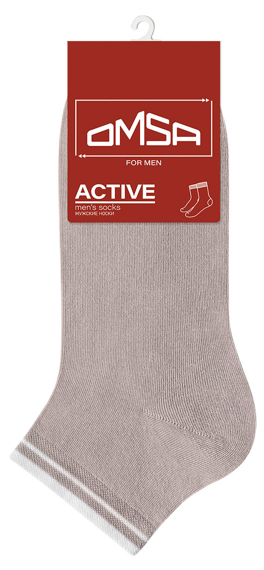 Носки мужские OMSA for MEN Active укороченные Grigio Chiaro, р 36-38