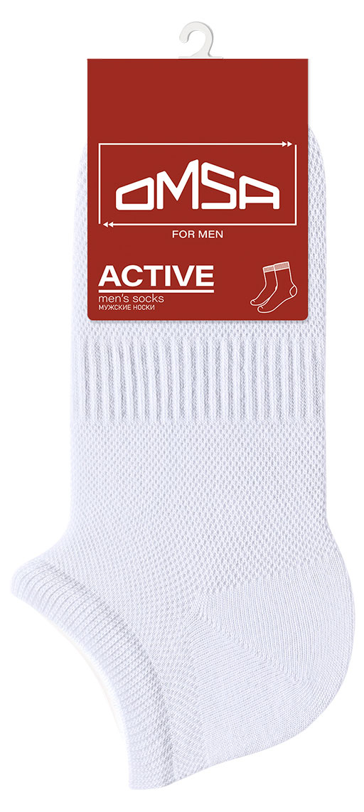 Носки мужские OMSA for MEN Active укороченные Bianco, р 36-38