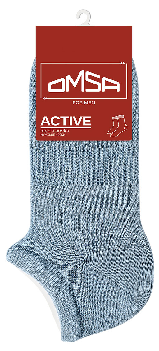 Носки мужские OMSA for MEN Active укороченные Jeans, р 45-47