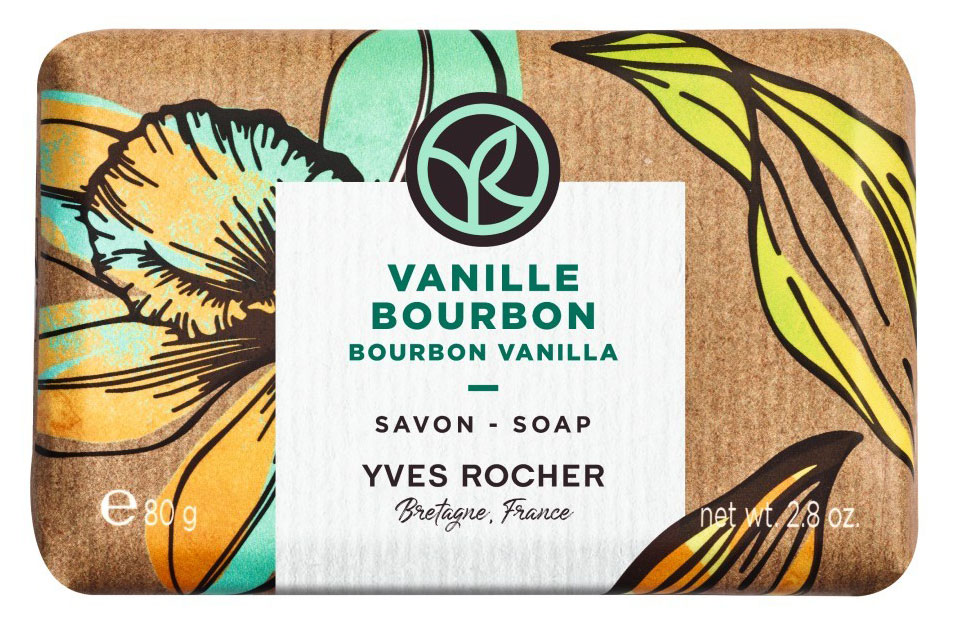 Мыло туалетное Yves Rocher Бурбонская ваниль, 80 г