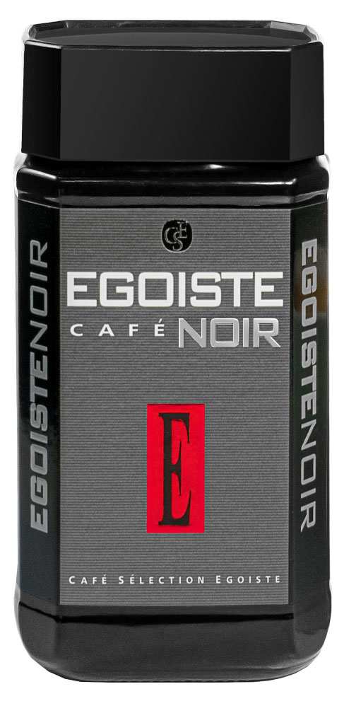 Egoiste | Кофе растворимый Egoiste Cafe Noir Кенийская Арабика сублимированный, 100 г